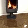 Kaminbodenplatten aus Glas - Braunglas - Węgier Glass