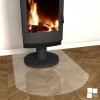 Kaminbodenplatten aus Glas - Ice-Look - Węgier Glass